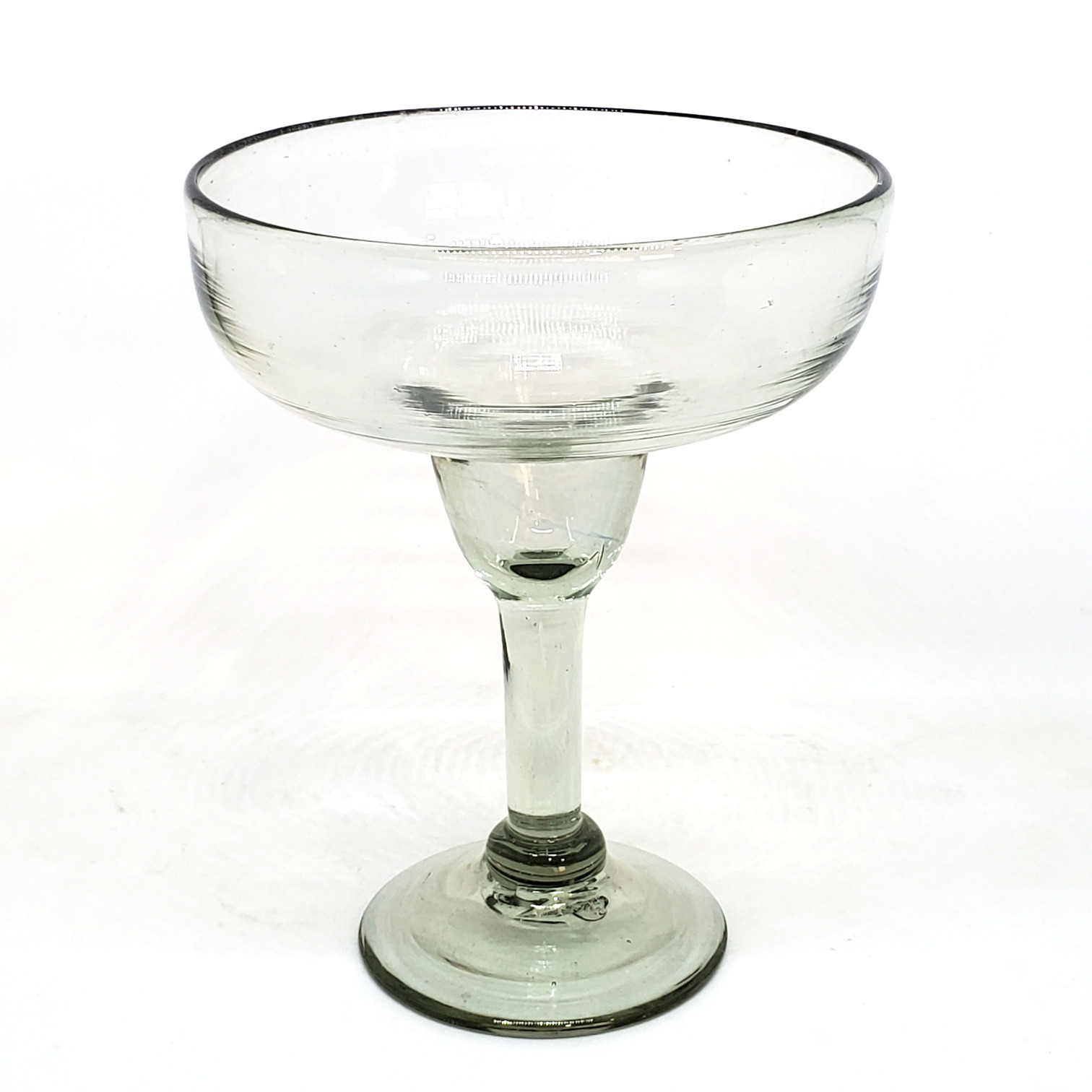 MEXICAN GLASSWARE / Clear 14 oz Large Margarita Glasses (set of 4)